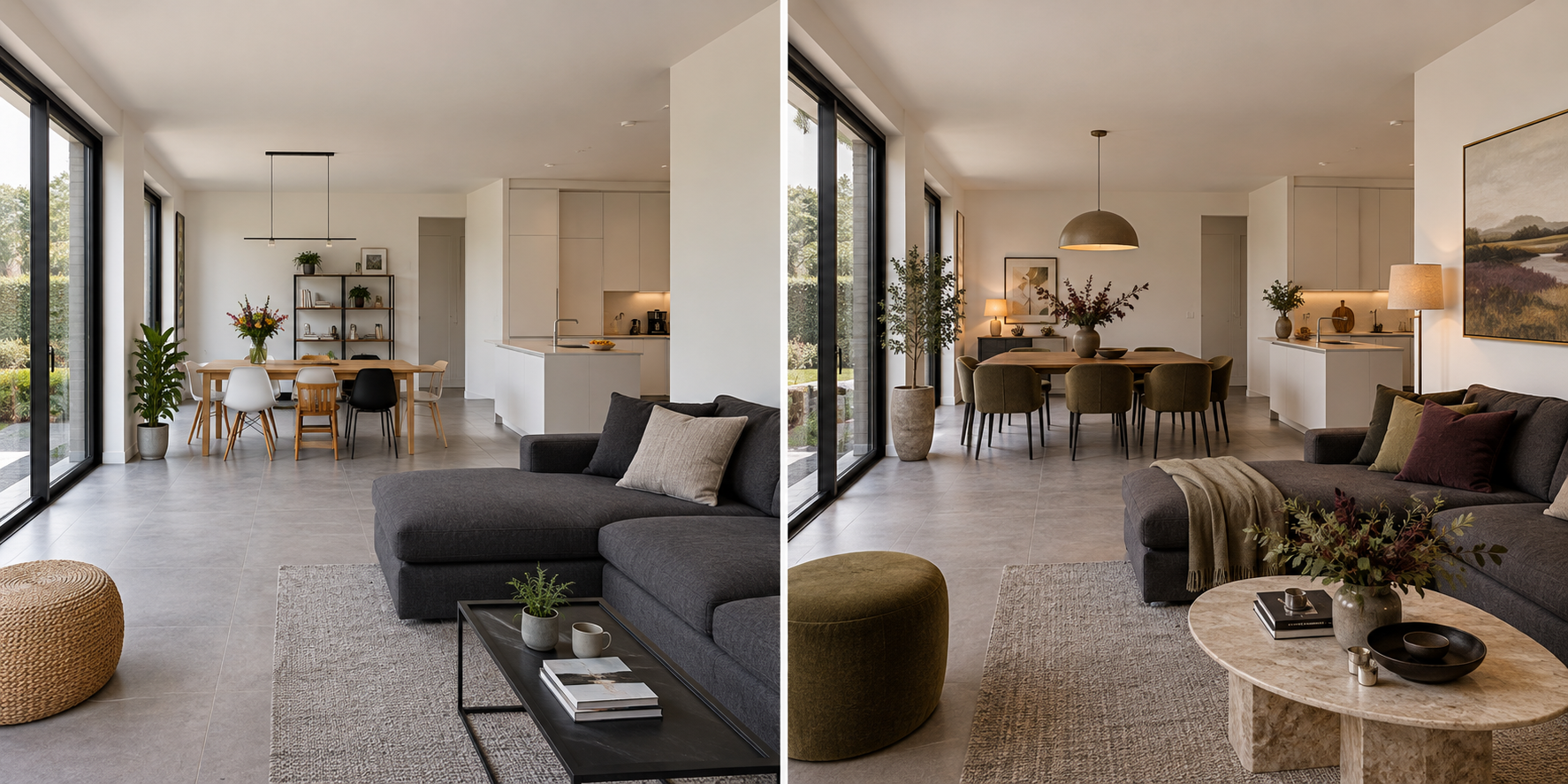 Open woonhuis vóór het voorbeeldadvies